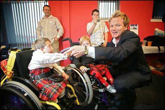 Gordon introduces himself to Thomas